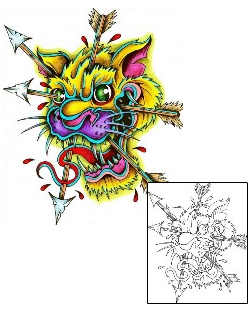 Mountain Lion Tattoo Animal tattoo | JUF-00020