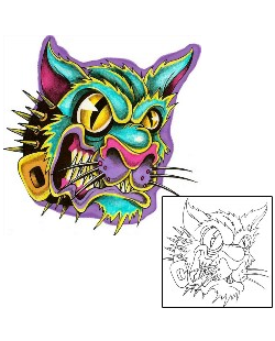 Cat Tattoo Animal tattoo | JUF-00022