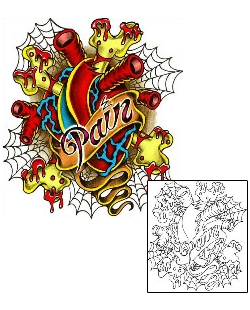 Spider Web Tattoo For Women tattoo | JUF-00024