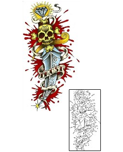 Dagger Tattoo Tattoo Styles tattoo | JUF-00025