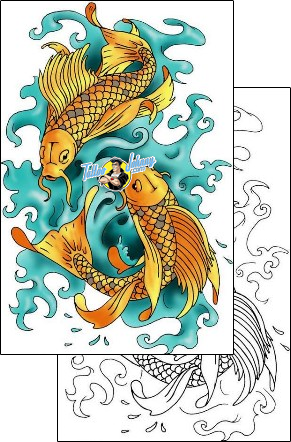 Fish Tattoo marine-life-fish-tattoos-josh-reilly-jxf-00017
