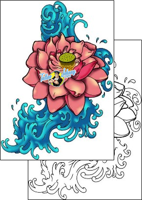 Flower Tattoo plant-life-flowers-tattoos-josh-reilly-jxf-00019