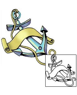 Anchor Tattoo Miscellaneous tattoo | JXF-00024