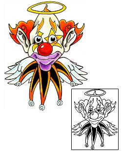 Picture of Heavenly Clown Tattoo