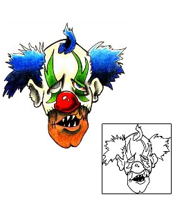 Clown Tattoo Dazed Clown Tattoo