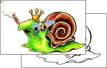 Animal Tattoo snail-tattoos-jeffrey-graham-jyf-00010
