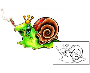 Snail Tattoo JYF-00010