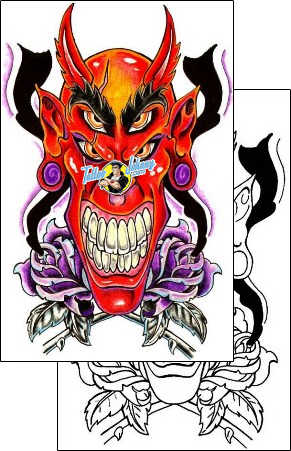 Devil - Demon Tattoo horror-evil-tattoos-jeffrey-graham-jyf-00016