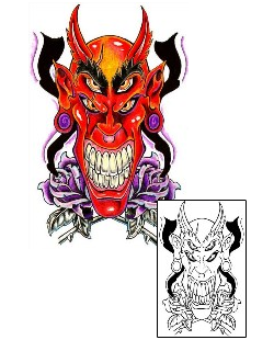 Devil - Demon Tattoo Tattoo Styles tattoo | JYF-00016