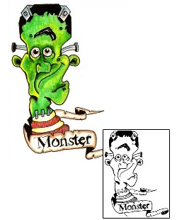 Monster Tattoo Miscellaneous tattoo | JYF-00030