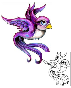 Bird Tattoo For Women tattoo | JYF-00056