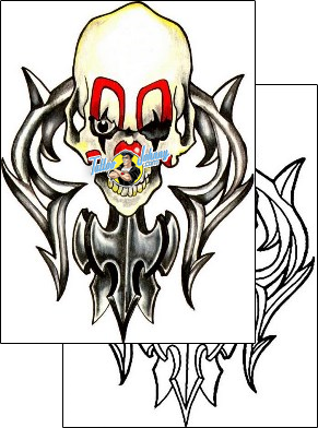 Evil Tattoo clown-tattoos-jeffrey-graham-jyf-00066