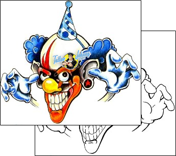 Evil Tattoo clown-tattoos-jeffrey-graham-jyf-00077