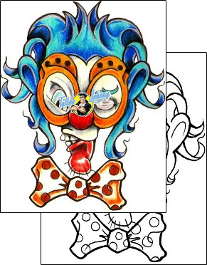 Evil Tattoo clown-tattoos-jeffrey-graham-jyf-00087