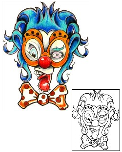 Clown Tattoo Tipsy Clown Tattoo