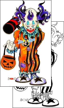 Clown Tattoo clown-tattoos-jeffrey-graham-jyf-00088