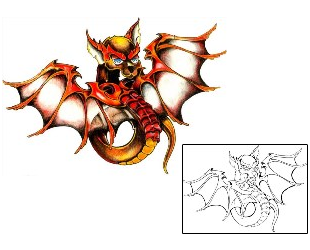 Dragon Tattoo Mythology tattoo | JYF-00095