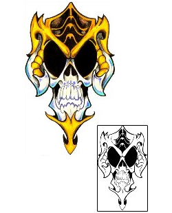 Skull Tattoo Horror tattoo | JYF-00098