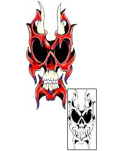 Skull Tattoo Horror tattoo | JYF-00102