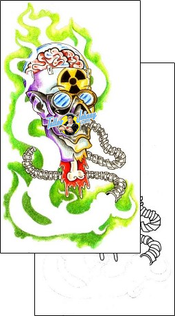 Skull Tattoo horror-skull-tattoos-jeffrey-graham-jyf-00111
