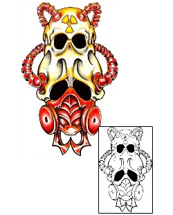 Skull Tattoo Horror tattoo | JYF-00115