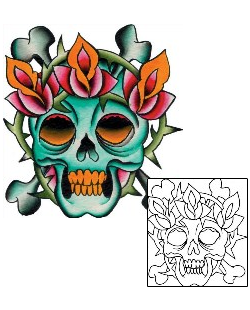 Skull Tattoo Tattoo Styles tattoo | JZF-00006