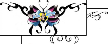 Butterfly Tattoo jzf-00052