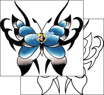 Butterfly Tattoo jzf-00055