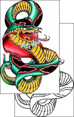 Scary Tattoo reptiles-and-amphibians-cobra-tattoos-kevin-berube-kbf-00010