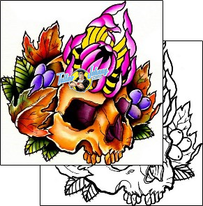 Skull Tattoo skull-tattoos-kevin-berube-kbf-00022