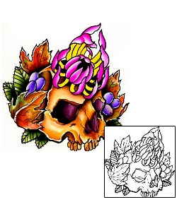 Chrysanthemum Tattoo Horror tattoo | KBF-00022