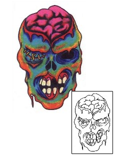 Zombie Tattoo Horror tattoo | KDF-00018