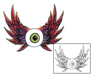 Eye Tattoo Miscellaneous tattoo | KDF-00048