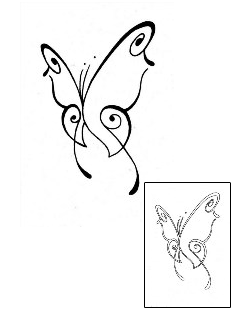 Butterfly Tattoo For Women tattoo | KDF-00086
