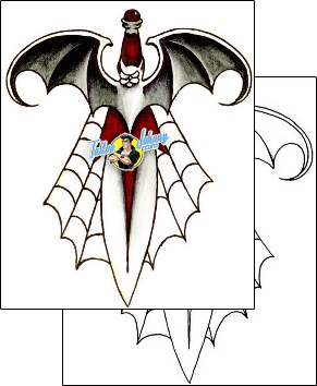 Bat Tattoo horror-dagger-tattoos-kayden-digiovanni-kdf-00089