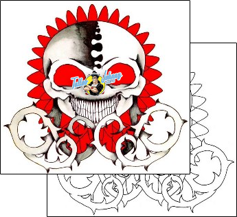 Skull Tattoo horror-skull-tattoos-kayden-digiovanni-kdf-00108