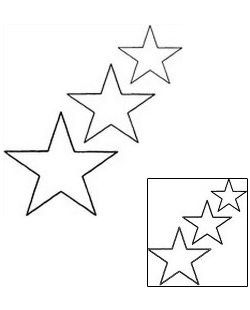 Star Tattoo Astronomy tattoo | KDF-00138