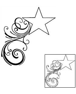 Star Tattoo Tattoo Styles tattoo | KDF-00142