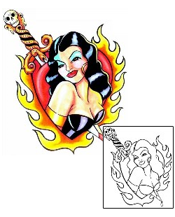 Pin Up Tattoo Mythology tattoo | KEF-00002