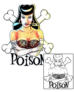 Poison Tattoo For Men tattoo | KEF-00008