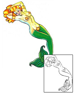 Mermaid Tattoo Mythology tattoo | KEF-00016