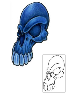 Skull Tattoo Horror tattoo | KFF-00016