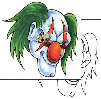 Evil Tattoo clown-tattoos-kevin-adams-kff-00030