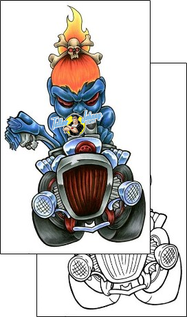 Car Tattoo horror-monster-tattoos-kevin-adams-kff-00039