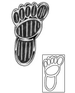 Footprint Tattoo KFF-00068
