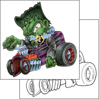 Car Tattoo horror-monster-tattoos-kevin-adams-kff-00073