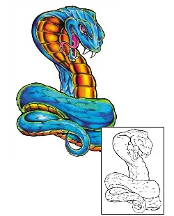 Reptiles & Amphibians Tattoo Ethnic tattoo | KGF-00012