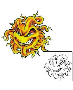 Sun Tattoo Miscellaneous tattoo | KGF-00017