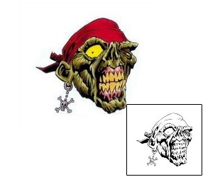 Pirate Tattoo Miscellaneous tattoo | KHF-00053