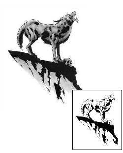 Wolf Tattoo Animal tattoo | KHF-00092